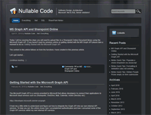 Tablet Screenshot of nullablecode.com